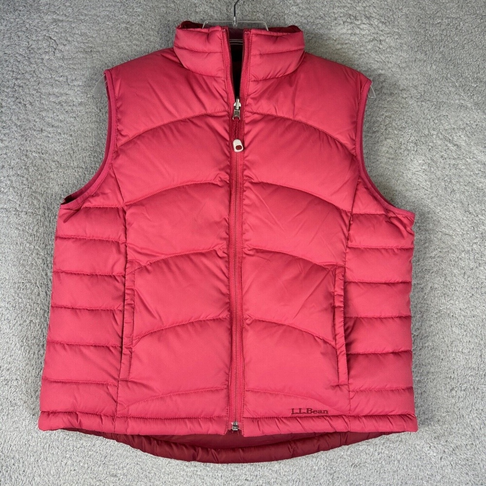 Vintage L.L. Bean Reversible Puffer Vest | Red | Women's M